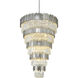 Canada 60 Light 43.4 inch Chrome Chandelier Ceiling Light